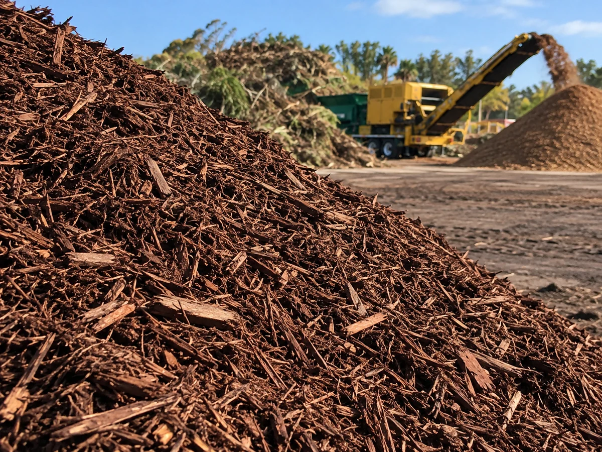 Mulch delivery and recycling equipment